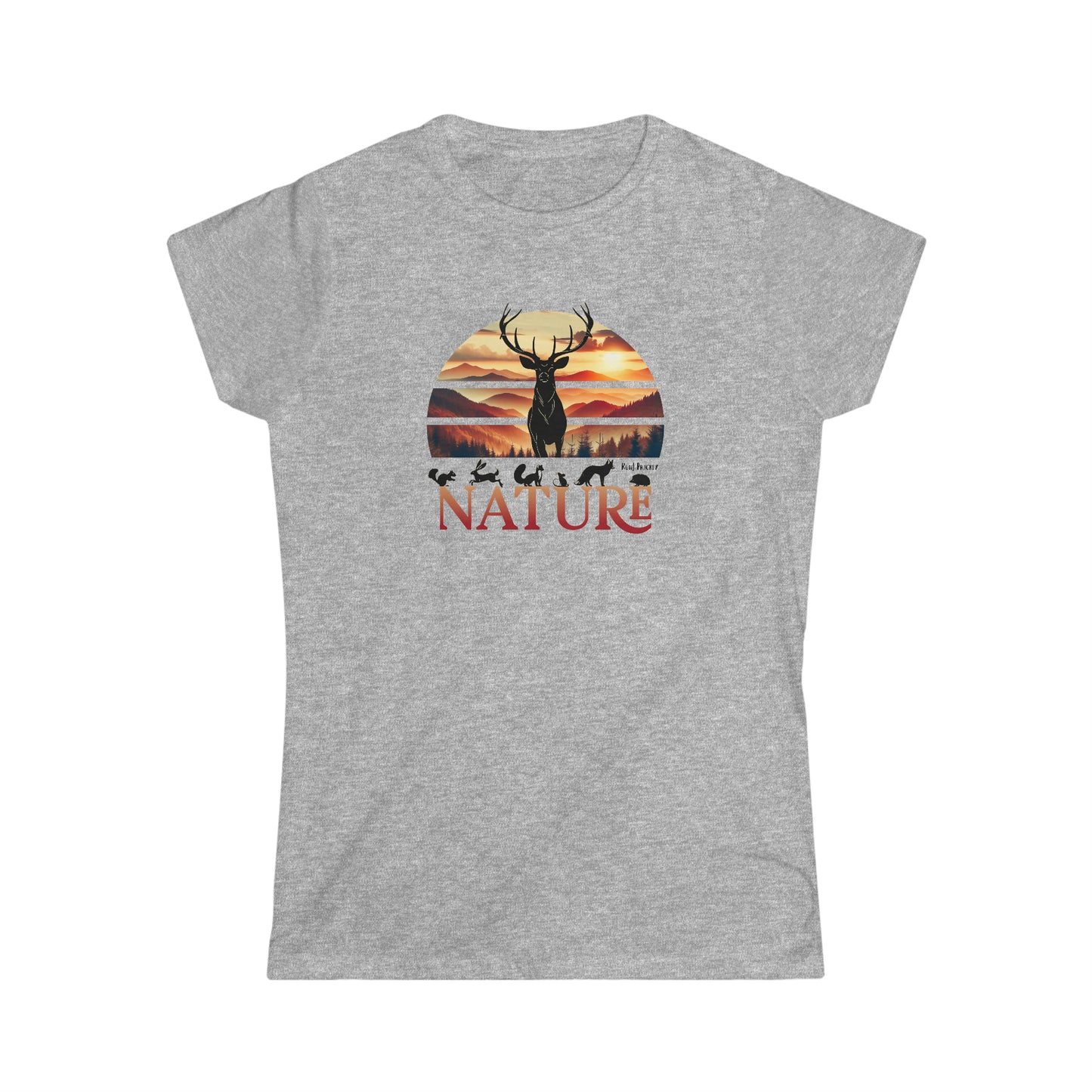 Nature T-Shirt Dames RonJ Prickly