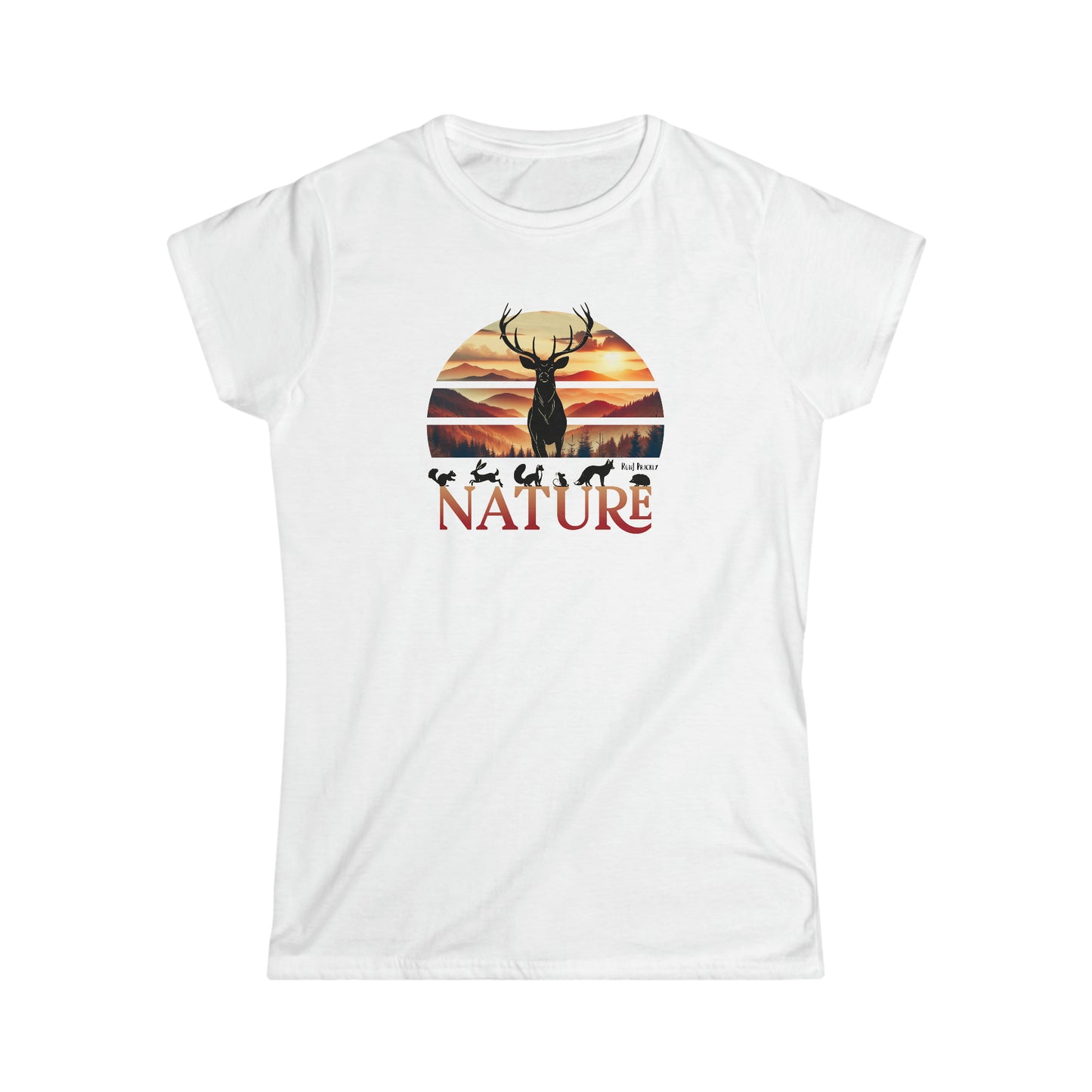 Nature T-Shirt Dames RonJ Prickly