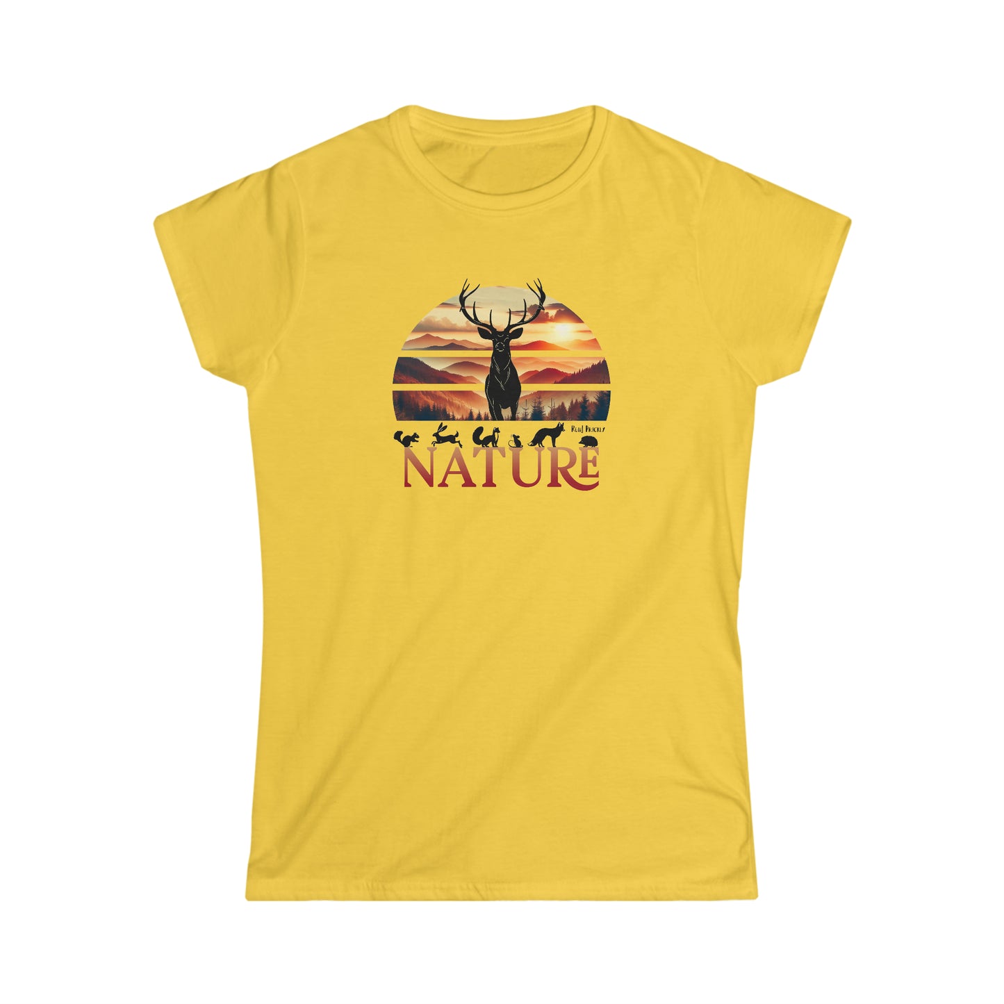 Nature T-Shirt Dames RonJ Prickly