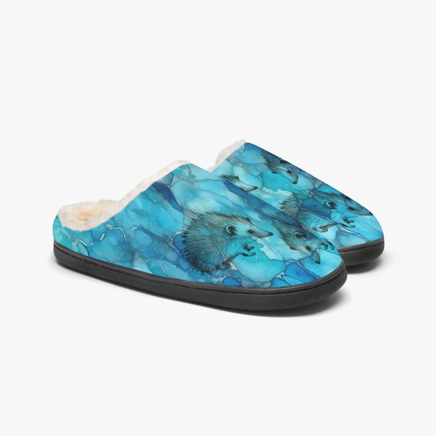 Leuke Egel Pantoffels - Aqua