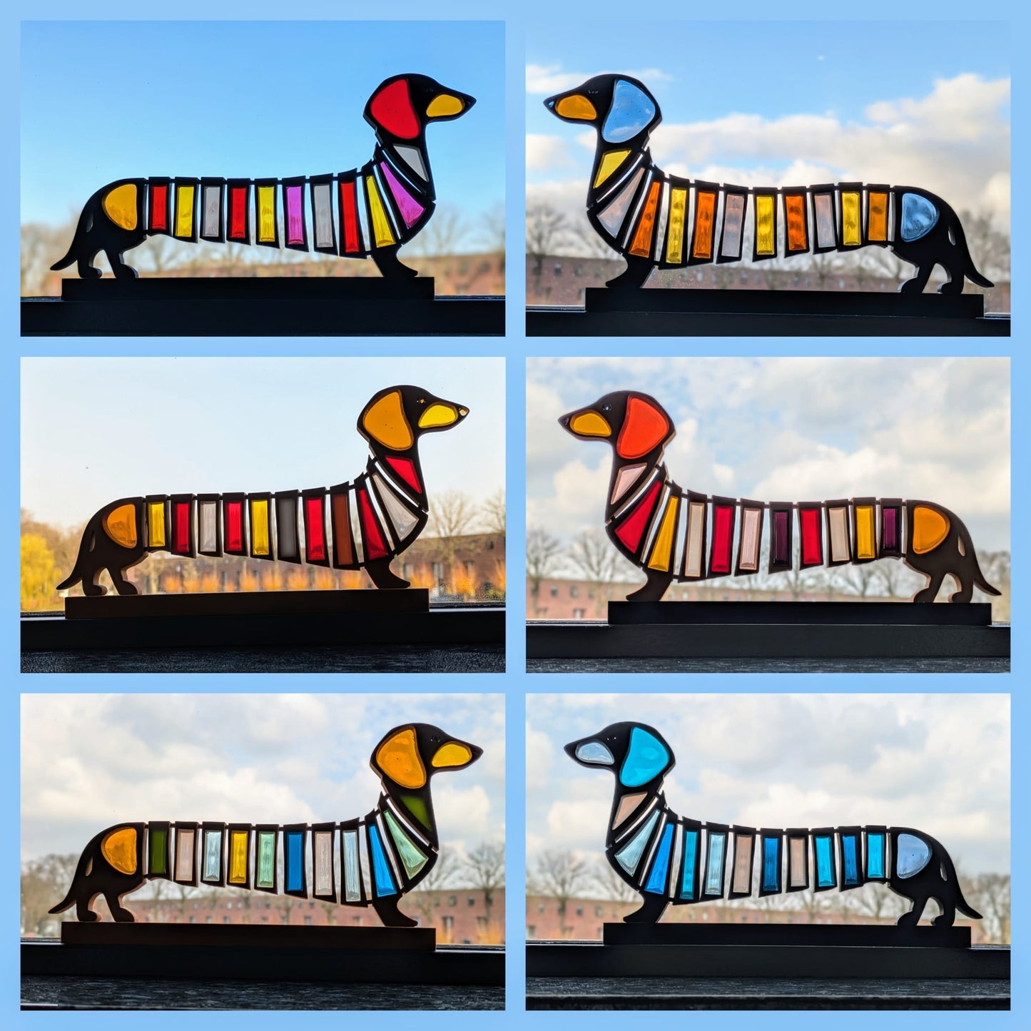 Dogs - Kleurrijke Teckel