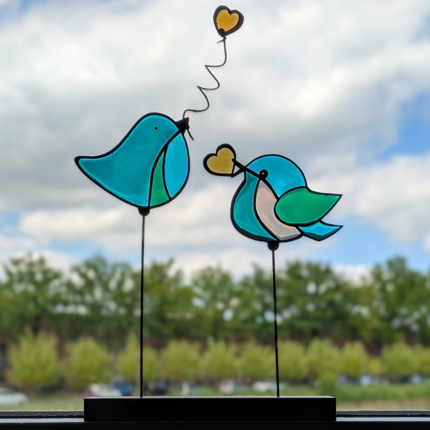 Birds - Hartjes Vogeltjes op Standaard