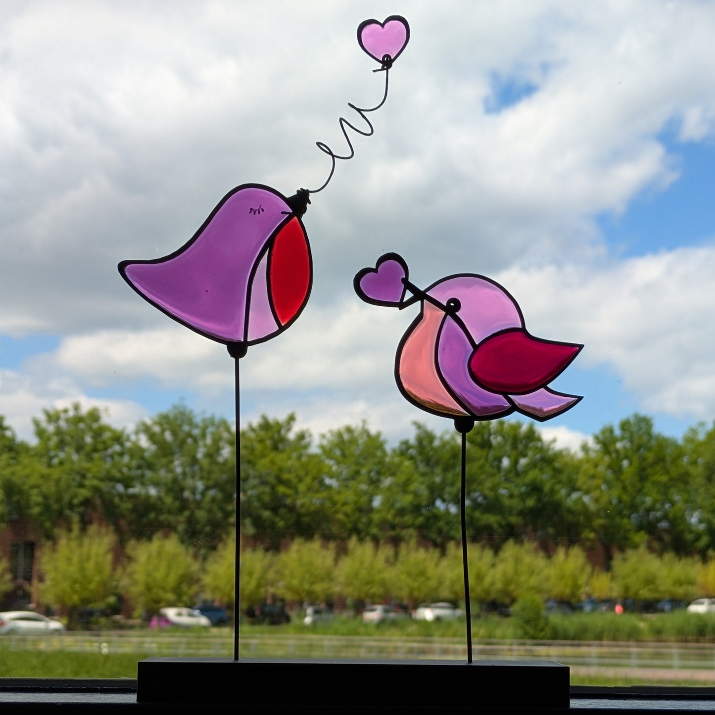 Birds - Hartjes Vogeltjes op Standaard