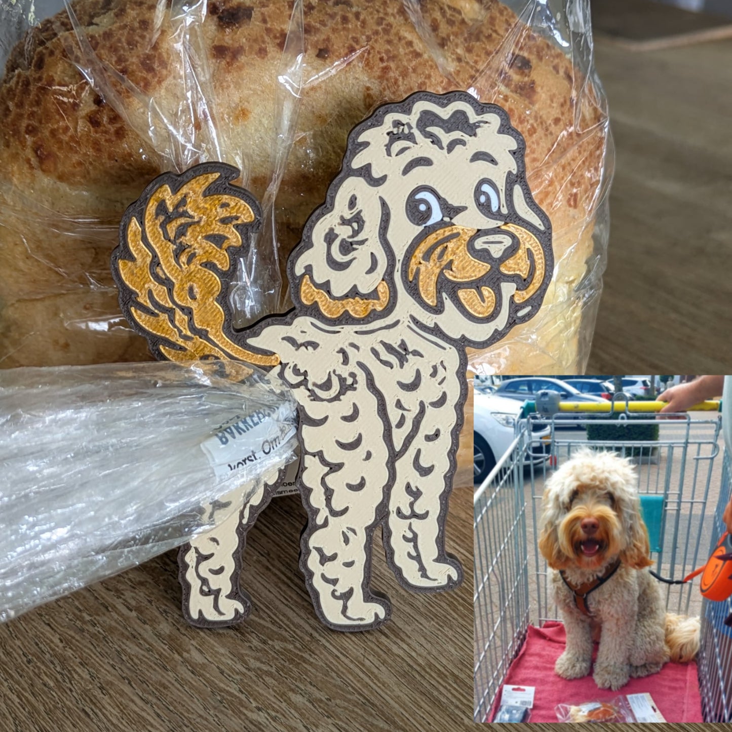 Dogs - Grappige Broodzak sluiting van je Eigen Hond