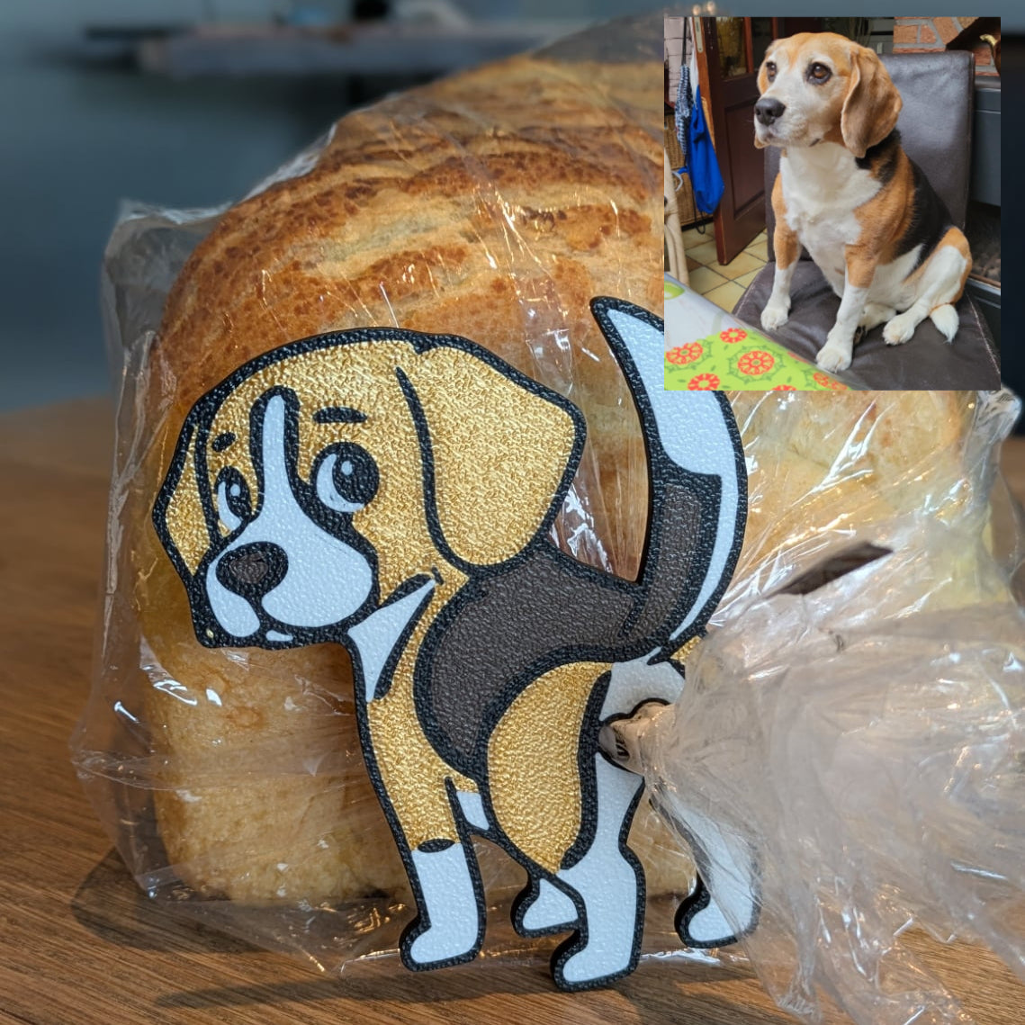 Dogs - Grappige Broodzak sluiting van je Eigen Hond