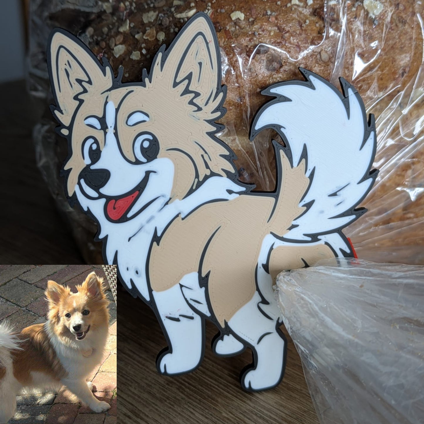 Dogs - Grappige Broodzak sluiting van je Eigen Hond