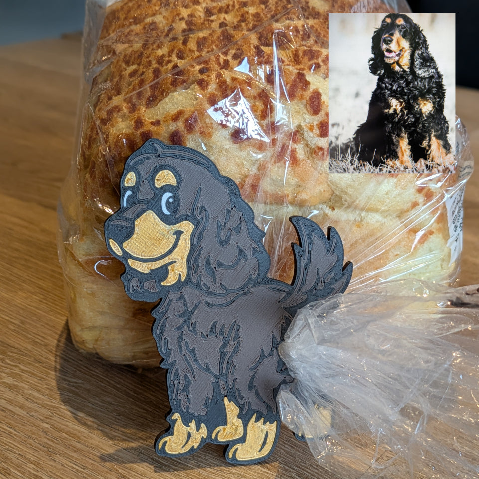 Dogs - Grappige Broodzak sluiting van je Eigen Hond