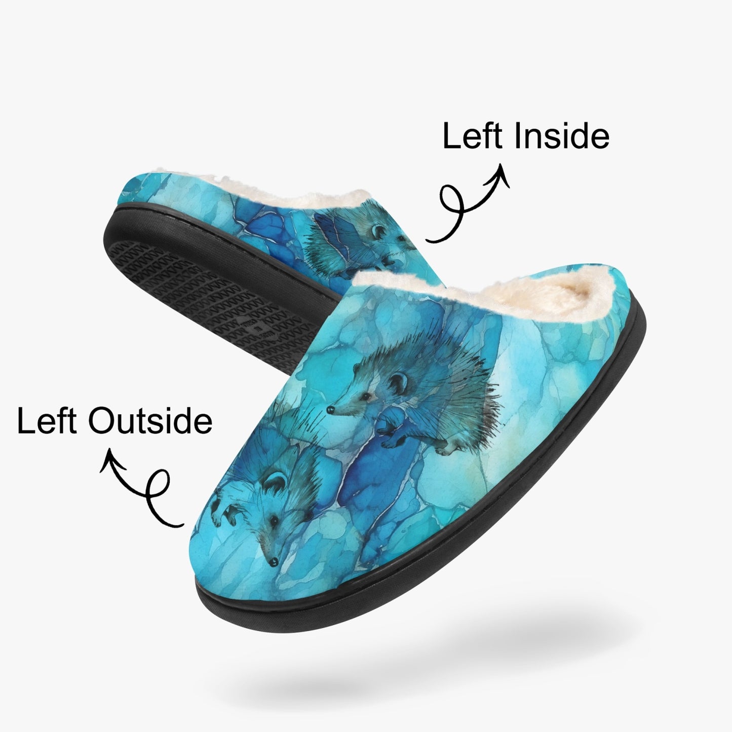 Leuke Egel Pantoffels - Aqua