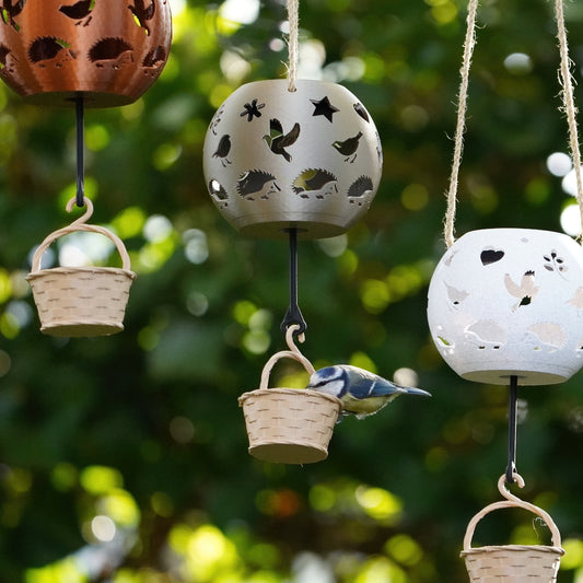 Birds - Vogelvoer hanger met solar lampje